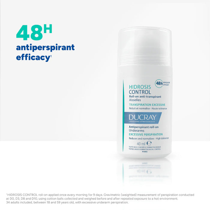 Ducray Hidrosis Control Antiperspirant Roll-on Buy 1 Get 1 FREE Bundle
