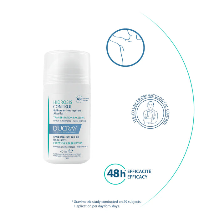 Ducray Hidrosis Control Antiperspirant Roll-on Buy 1 Get 1 FREE Bundle