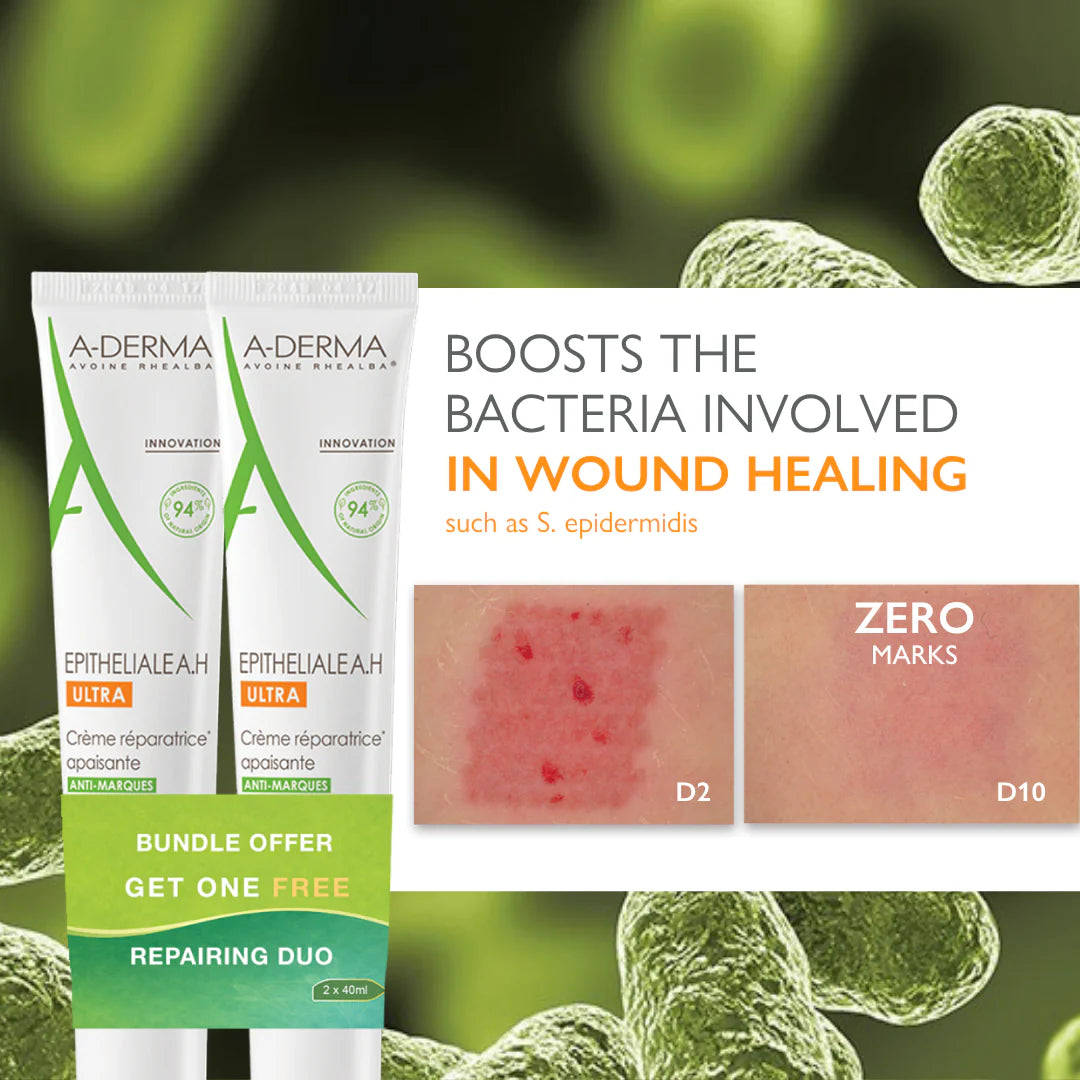 A-Derma Epitheliale AH Ultra Anti-mark Ultra Repairing Cream Buy 1 Get 1 FREE Bundle