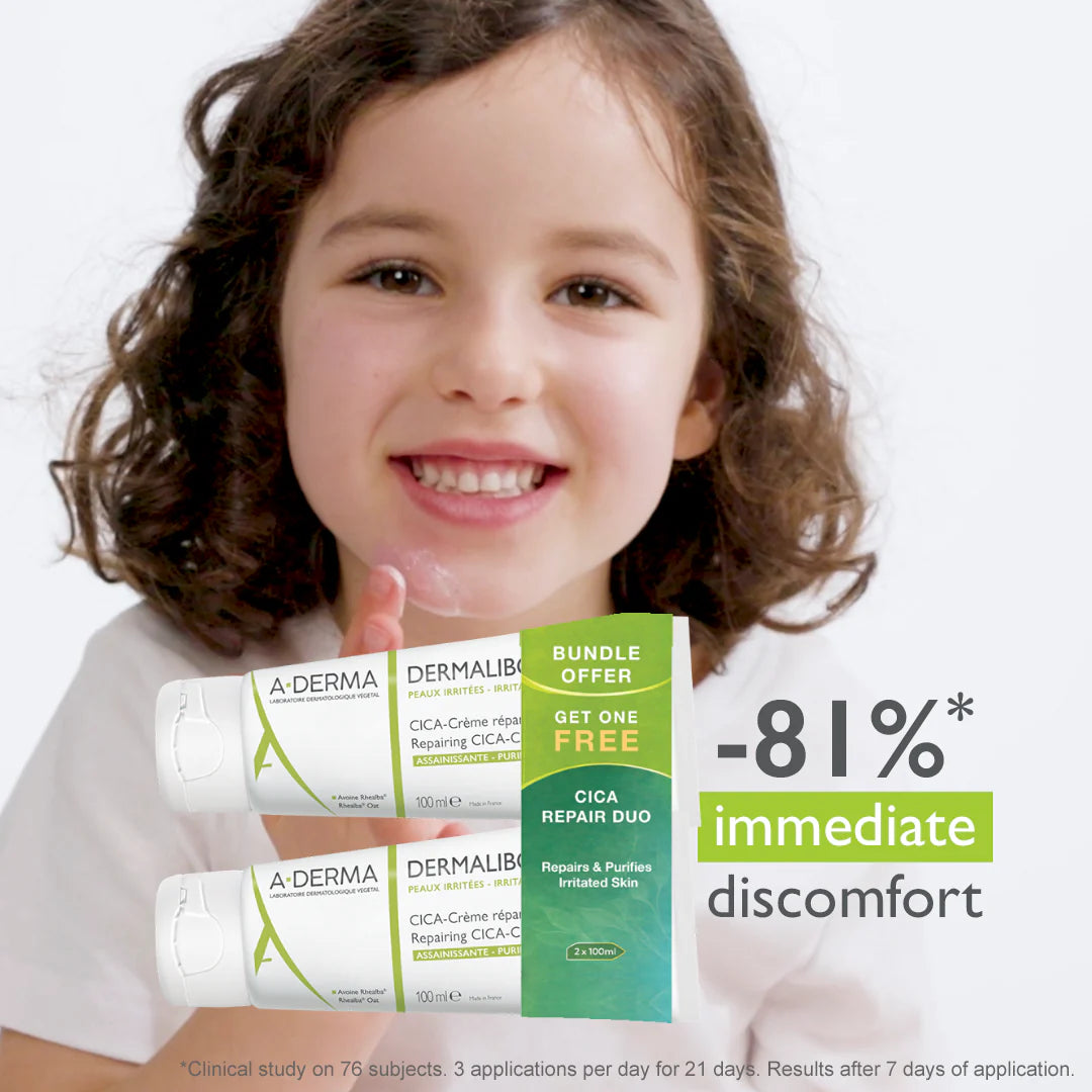 A-Derma Dermalibour Cica Purifying Repair Cream Buy 1 Get 1 FREE Bundle