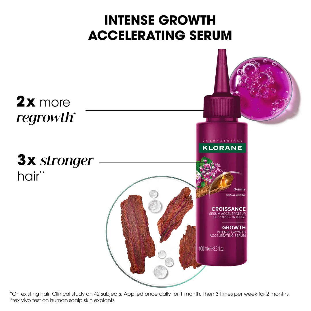 Klorane Intense Growth Accelerator Serum with Adenosine 100ML