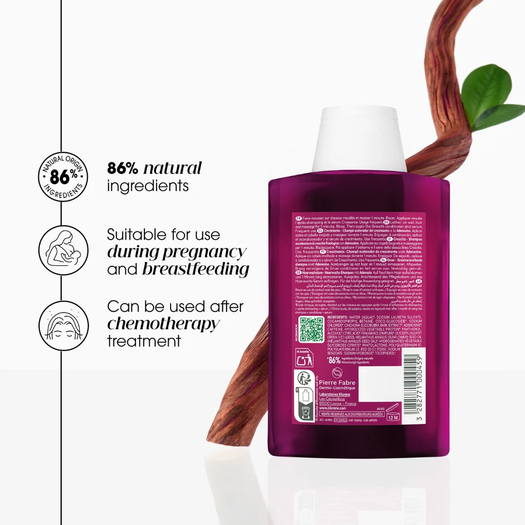 Klorane Growth Accelerating Shampoo 200ML
