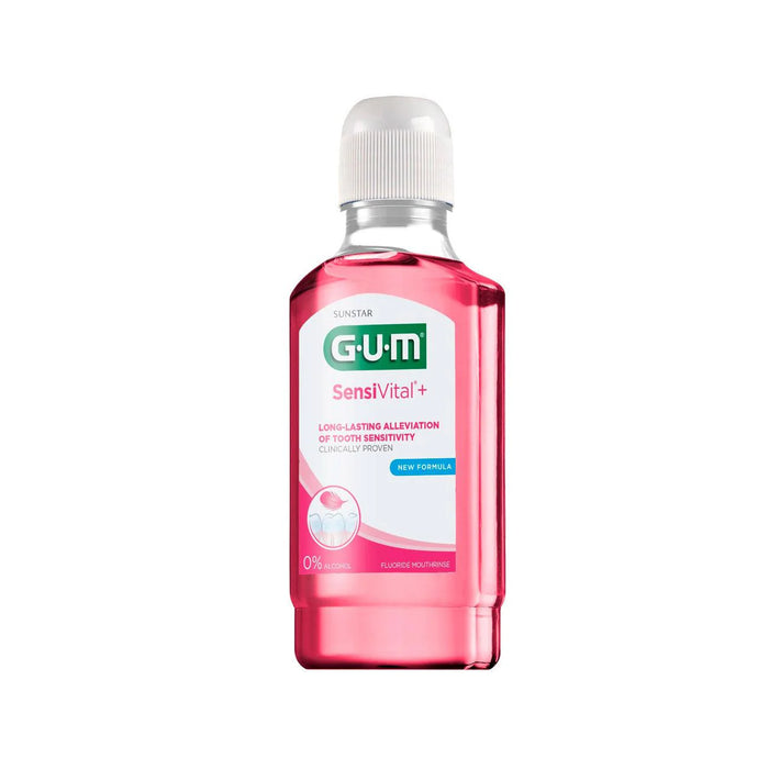 Gum Sensivital+ 0% Alcohol Fluoride Mouthrinse
