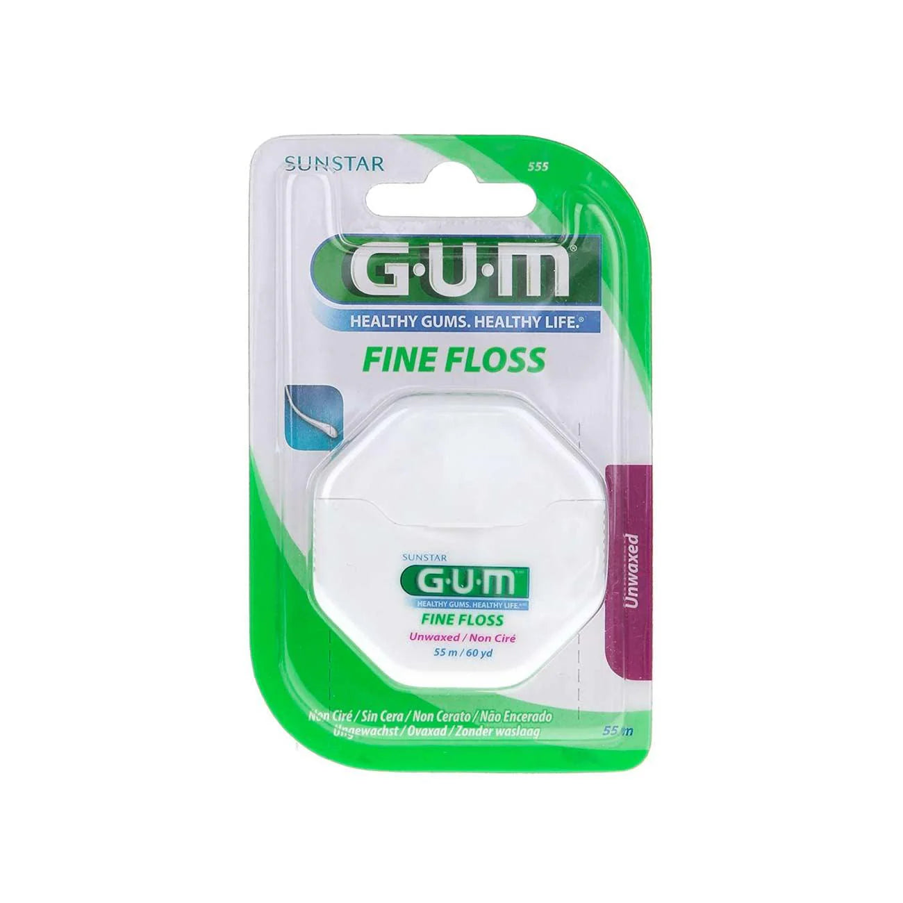 GUM Gum Fine Floss - Unwaxed