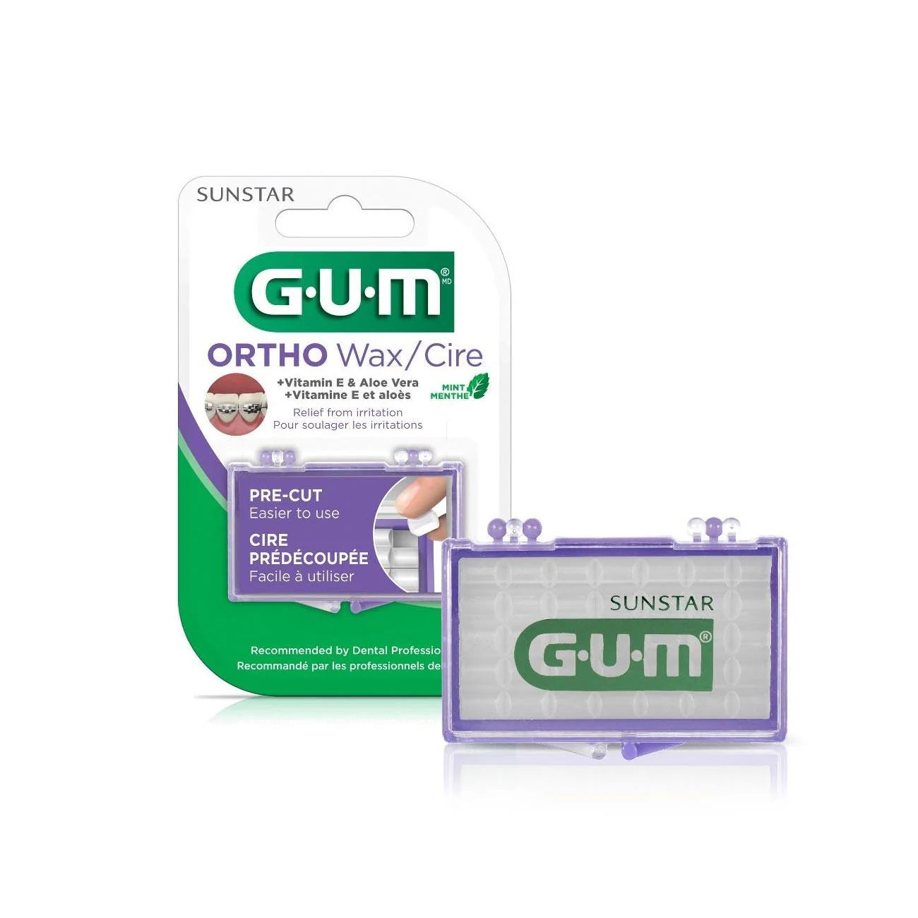 GUM Orthodontic Wax Mint