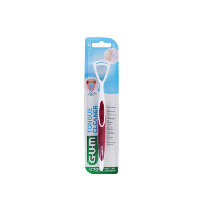 GUM Brush 760 Tounge Cleaner Dual Action