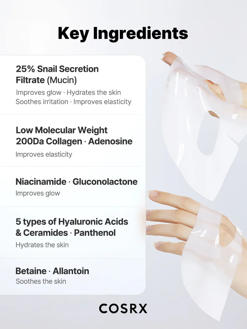 Cosrx Advanced Snail Mucin Hydrogel Mask