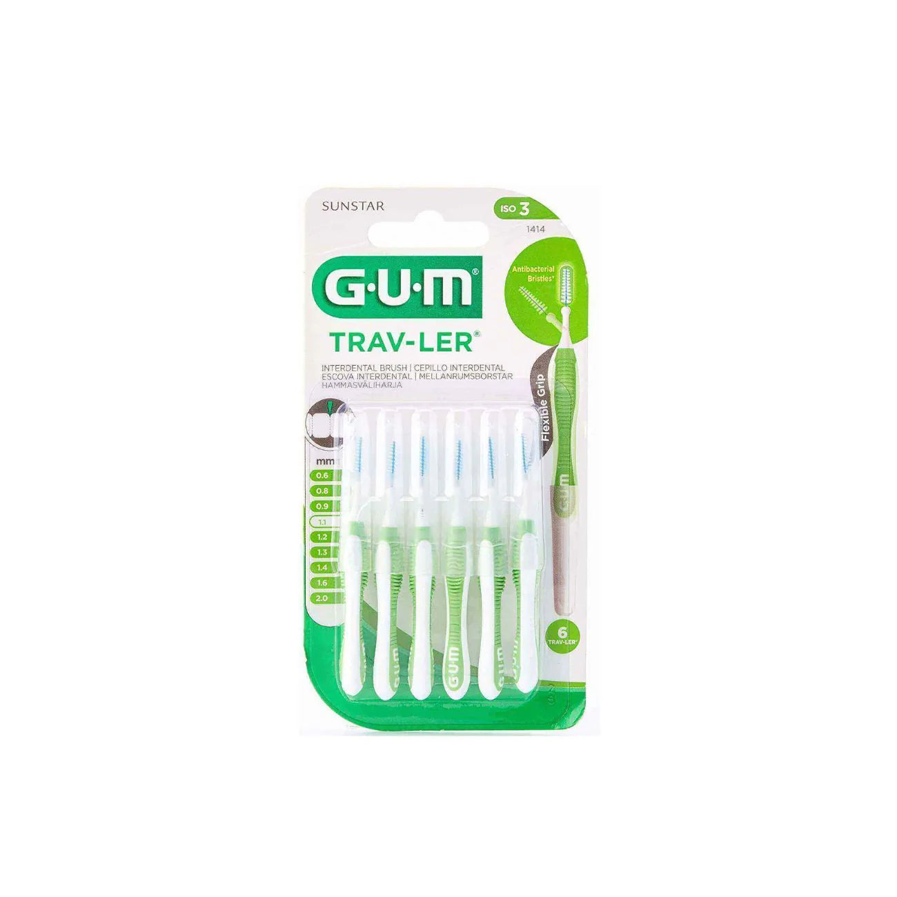 GUM Proxa Brush Trav-Ler 1414