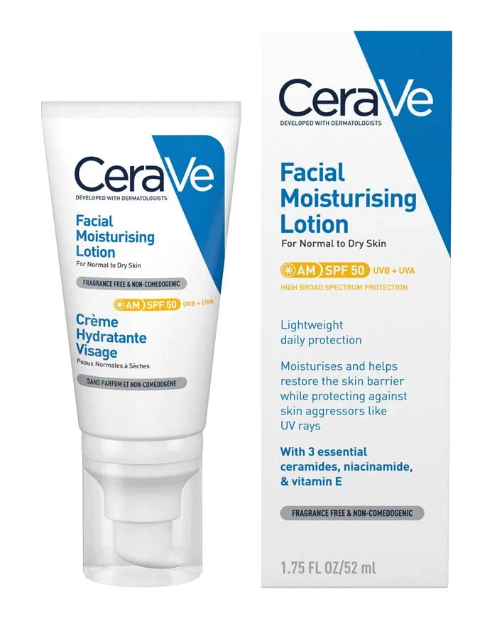 Cerave AM Facial Moisturizing Lotion SPF 50 52ML