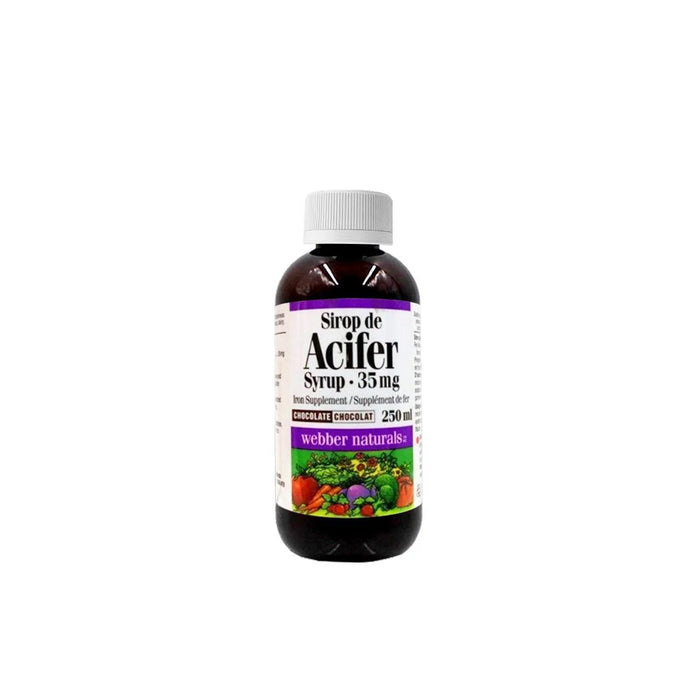 WEBBER NATURALS Acifer Sirop (Chocolat)