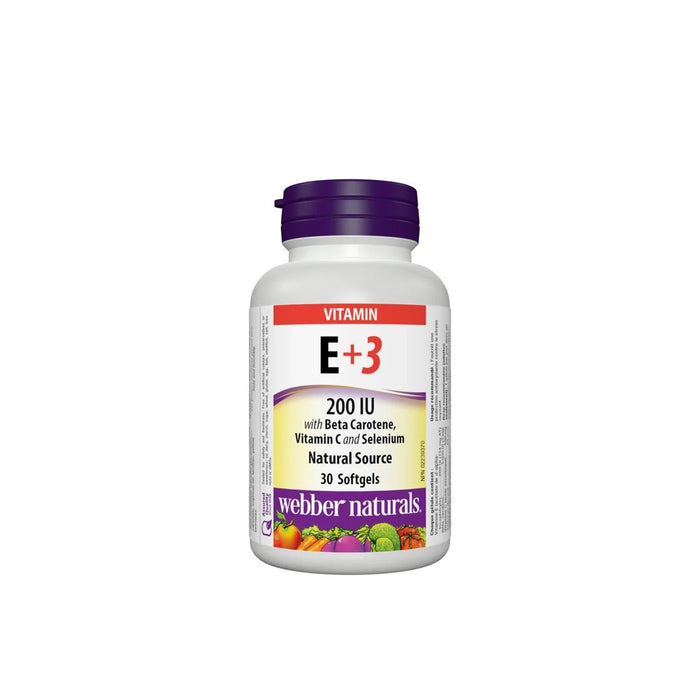 WEBBER NATURALS Vitamin E+3