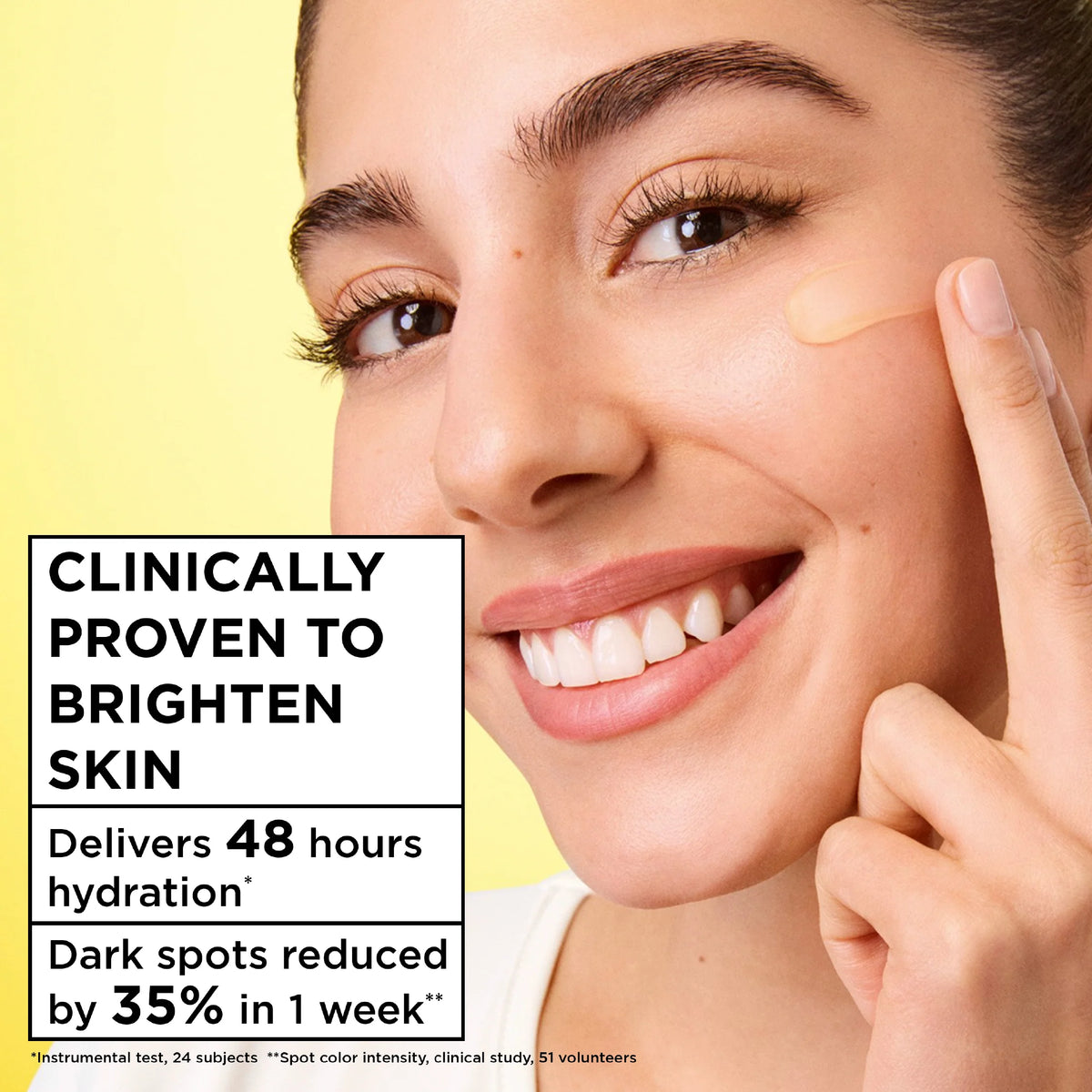 Garnier Vitamin C Fresh & Bright Cream. Hydration, 48H Oil Free Hydration - 4% [Vitamin C* + Niacinamide]
