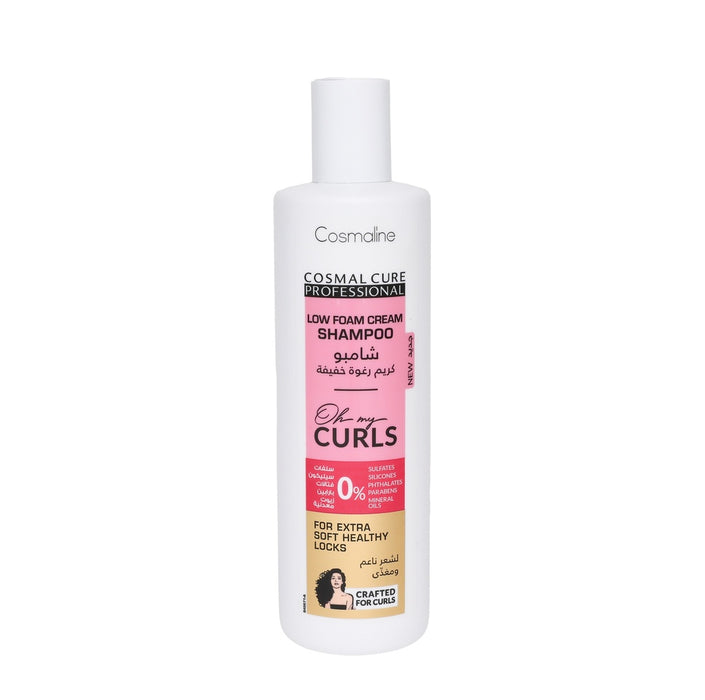 Cosmaline Cosmal Cure Professional Oh My Curls Cream Shampoo Low Foam 500Ml