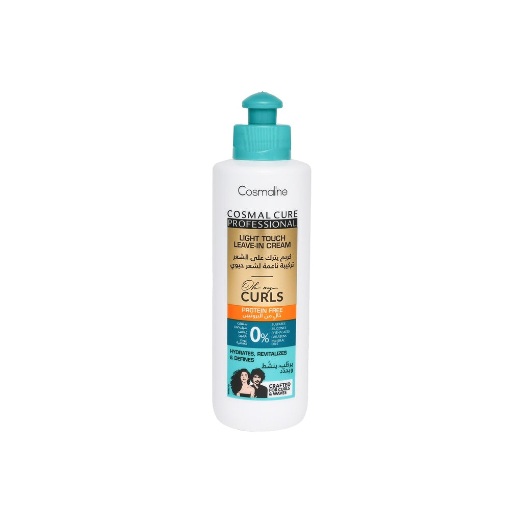 Cosmaline Cosmal Cure Professional Oh My Curls Light Touch Leave In Cream 250Ml