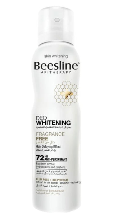 BEESLINE DEO WHITENING SPRAY - FRAGRANCE FREE 150ML