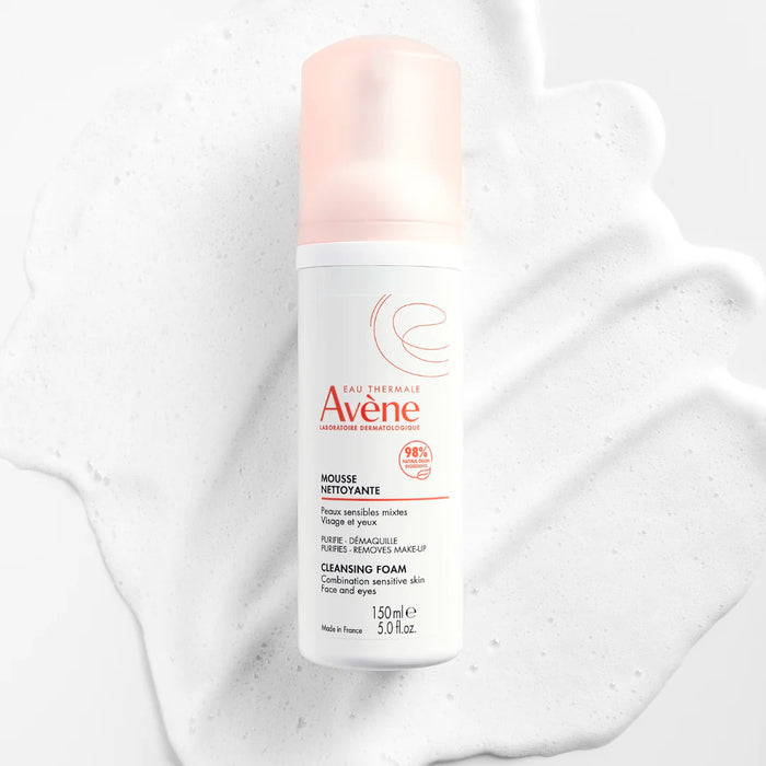 Avène Hydrating Emulsion Hydrance Light And Avène Cleansing Foam Buy 1 Get 1 Pouch Bundle