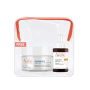 Avène Radiance Vitamin Activ Cg Corrector Serum And Avène Hydrance Aqua-Gel Buy 1 Get 1 Pouch Bundle
