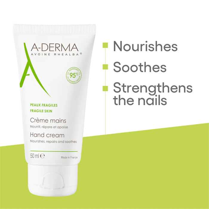 A-Derma Epitheliale AH Ultra Anti-mark Repairing Cream And A-Derma Oat Rhealba Hand Cream Buy 1 Get 1 Pouch Bundle