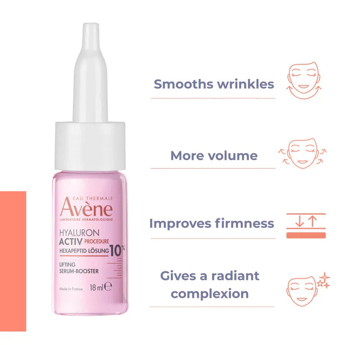 AVÈNE Hyaluron Activ Procedure Hexapeptide Solution 10% Lifting Serum - Booster