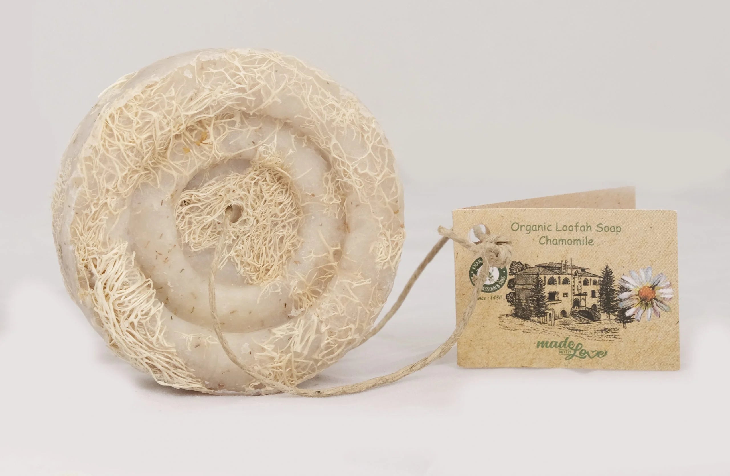 Khan El Saboun Organic Loofah Soap