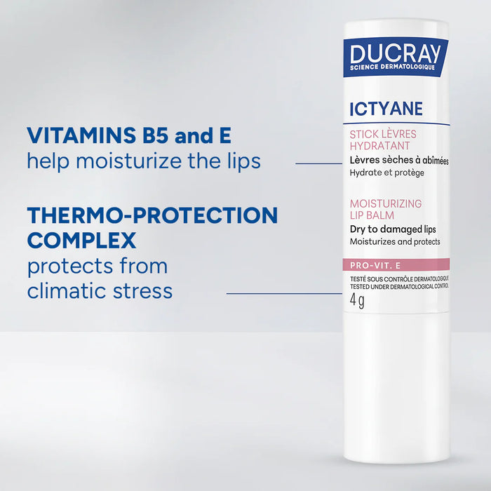 Ducray Ictyane For Dry Lips Moisturizing Lip Balm 4G