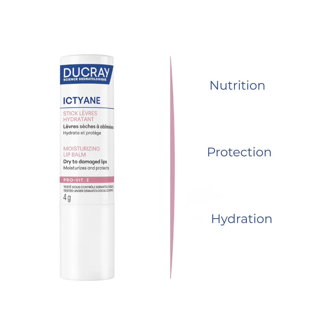 Ducray Ictyane For Dry Lips Moisturizing Lip Balm 4G