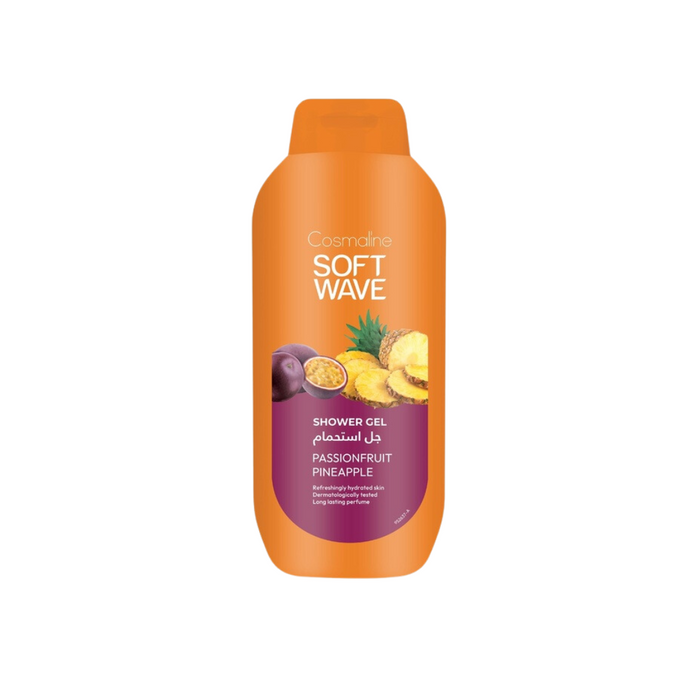 Cosmaline Soft Wave Shower Gel Passionfruit Pineapple 650ML