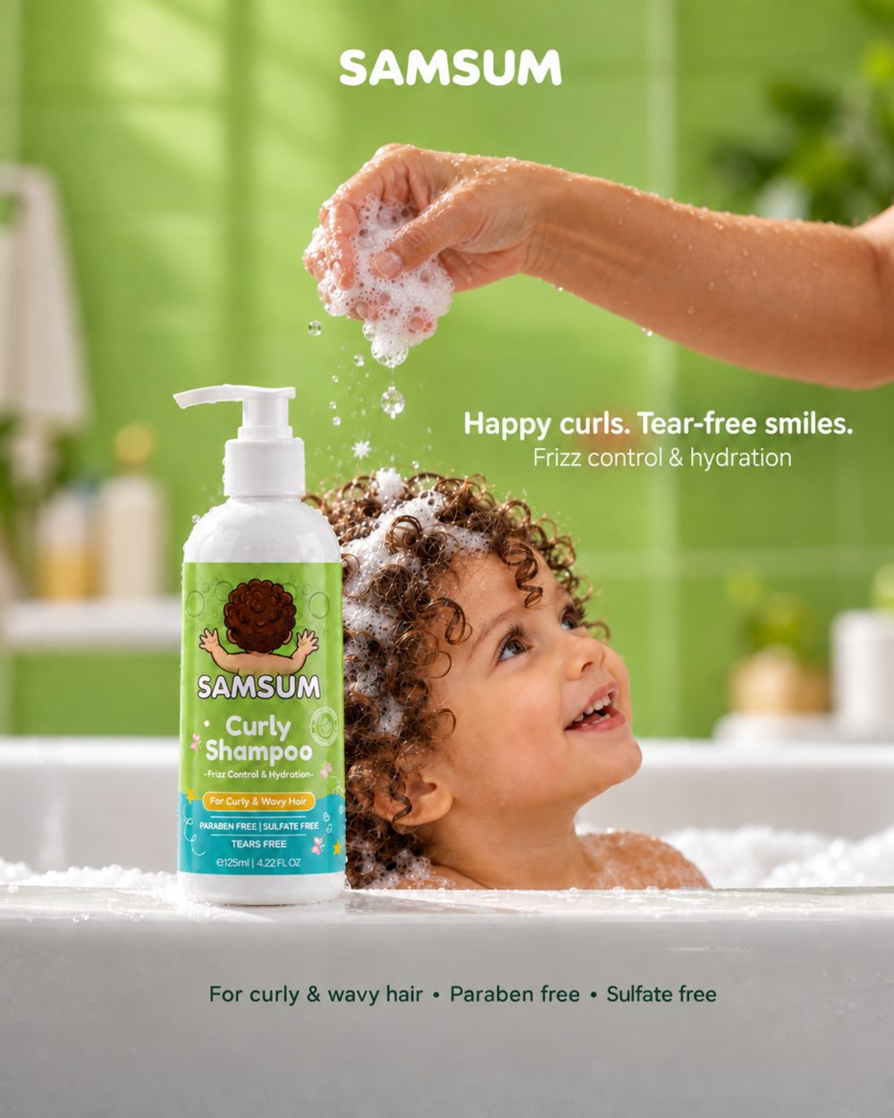 SAMSUM KIDS Curly Shampoo 125 ml