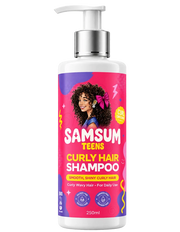 SAMSUM TEENS Curly Hair Shampoo 250 ml · Smooth, shiny curly hair