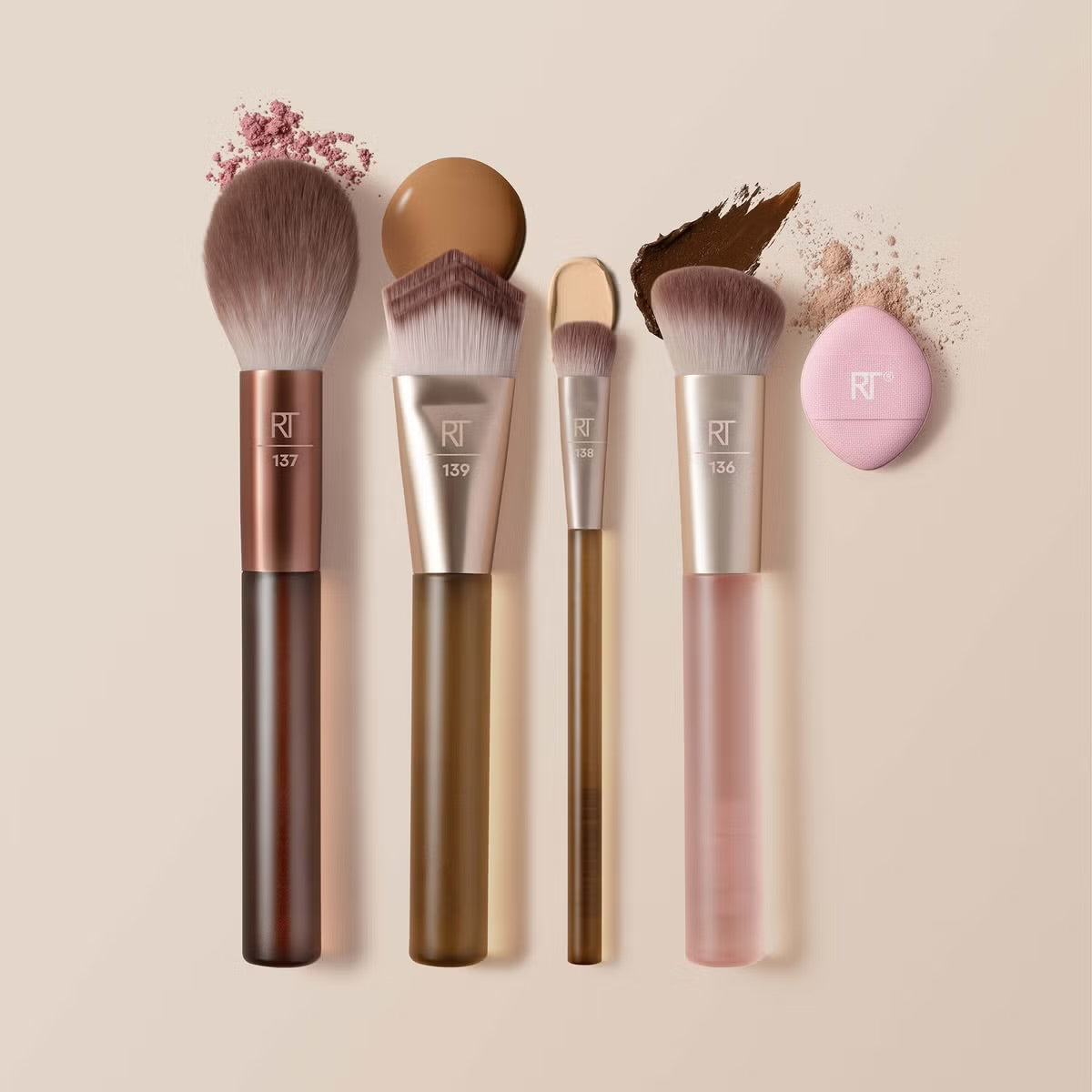 Real Techniques New Nudes Blurred Base Set