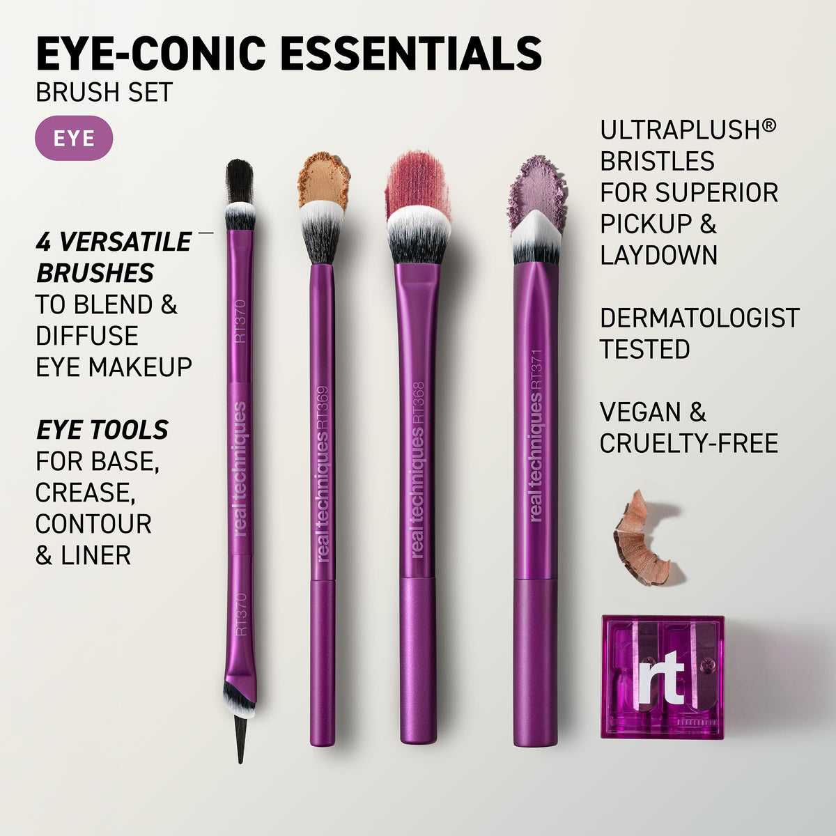 Real Techniques Eye-Conic Essentials Brush Set