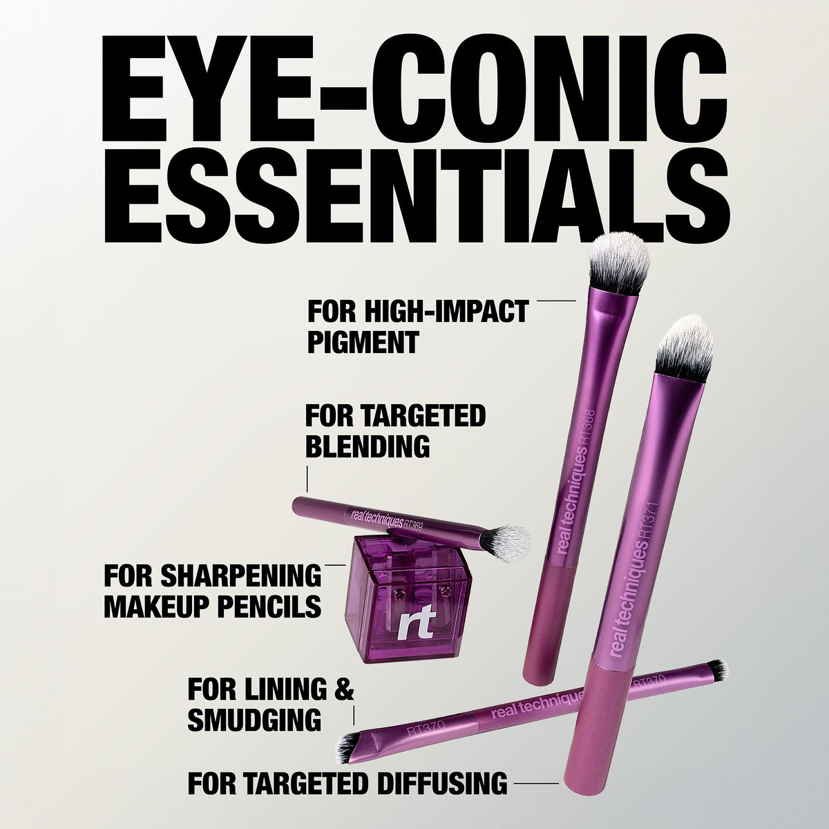 Real Techniques Eye-Conic Essentials Brush Set