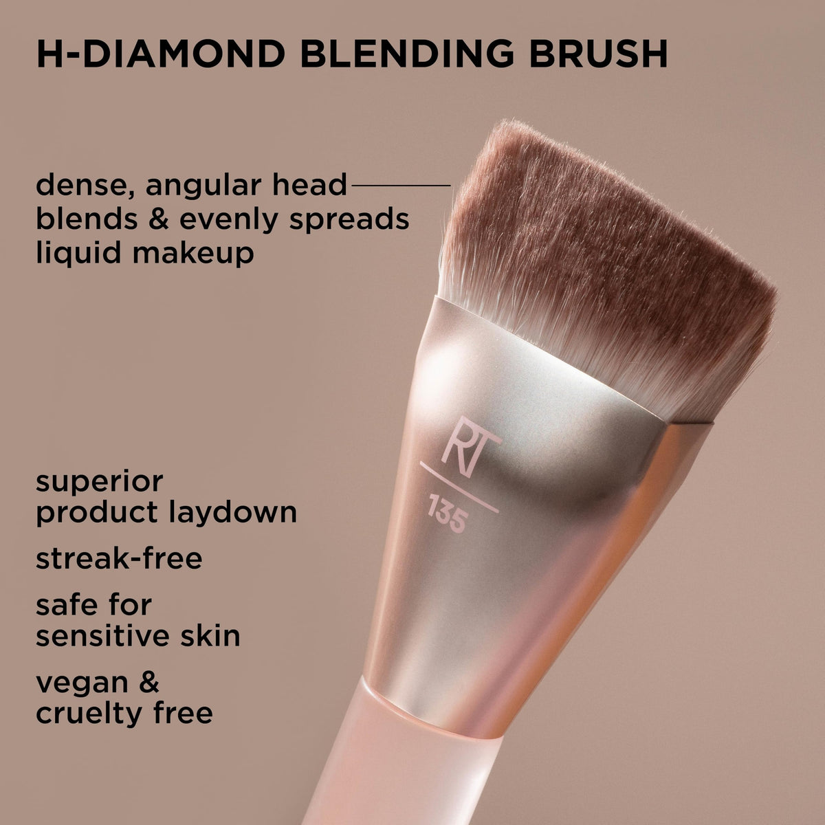 Real Techniques New Nudes H-Diamond Blending Brush