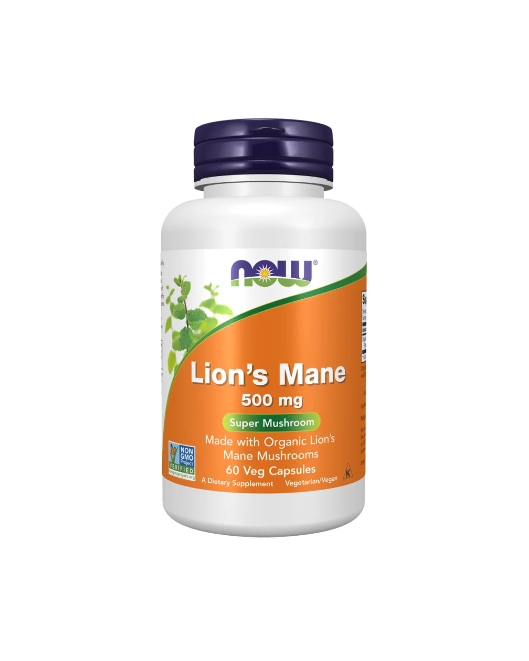 Now Lion'S Mane 500 Mg 60 Capsules