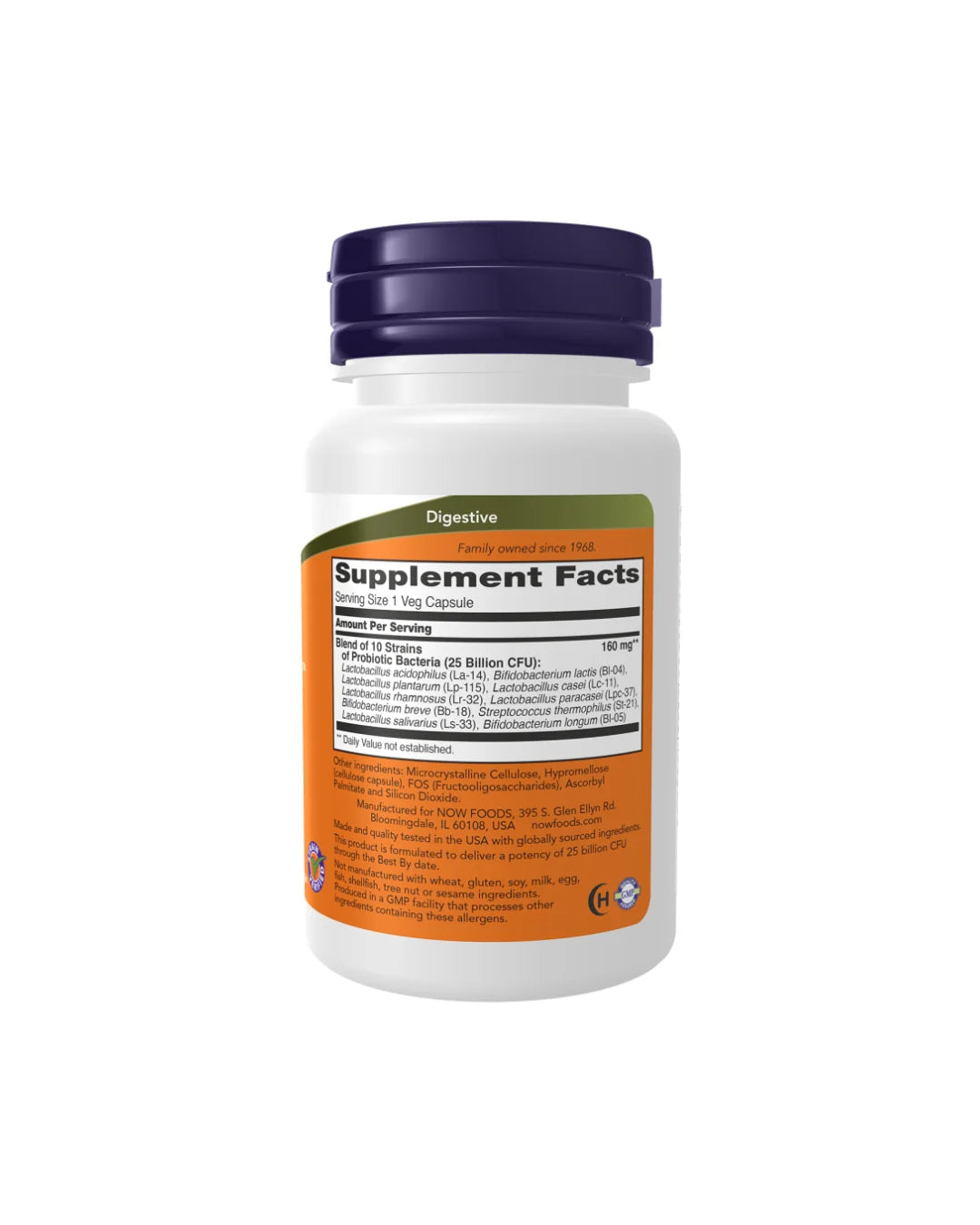 Now Probiotic -10 25 Billion 30 Capsules