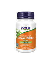 Now Double Strength Ginkgo Biloba 120 Mg 50 Capsules