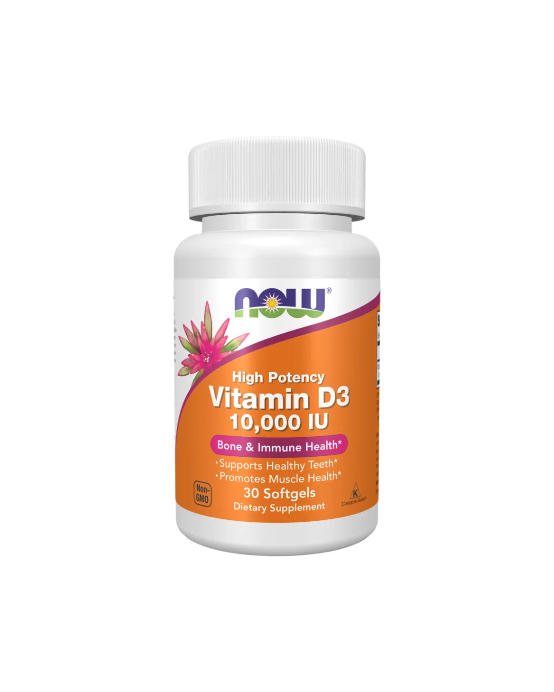 Now Vitamin D3 10000 IU 30 Softgels