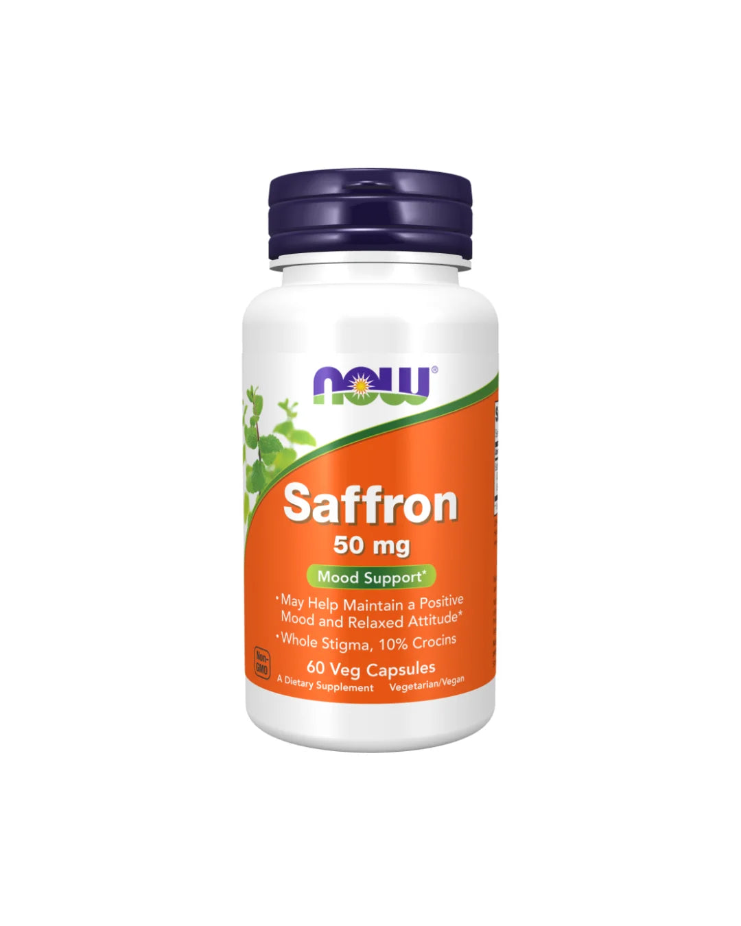 Now Saffron 50 Mg 60 Capsules