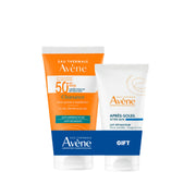 Avène Cleanance Sunscreen SPF 50+ And Avène After Sun Repair Lotion Bundle