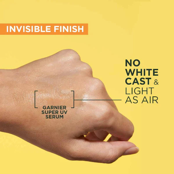 Garnier SUPER UV INVISIBLE SERUM SUNSCREEN 30 ML