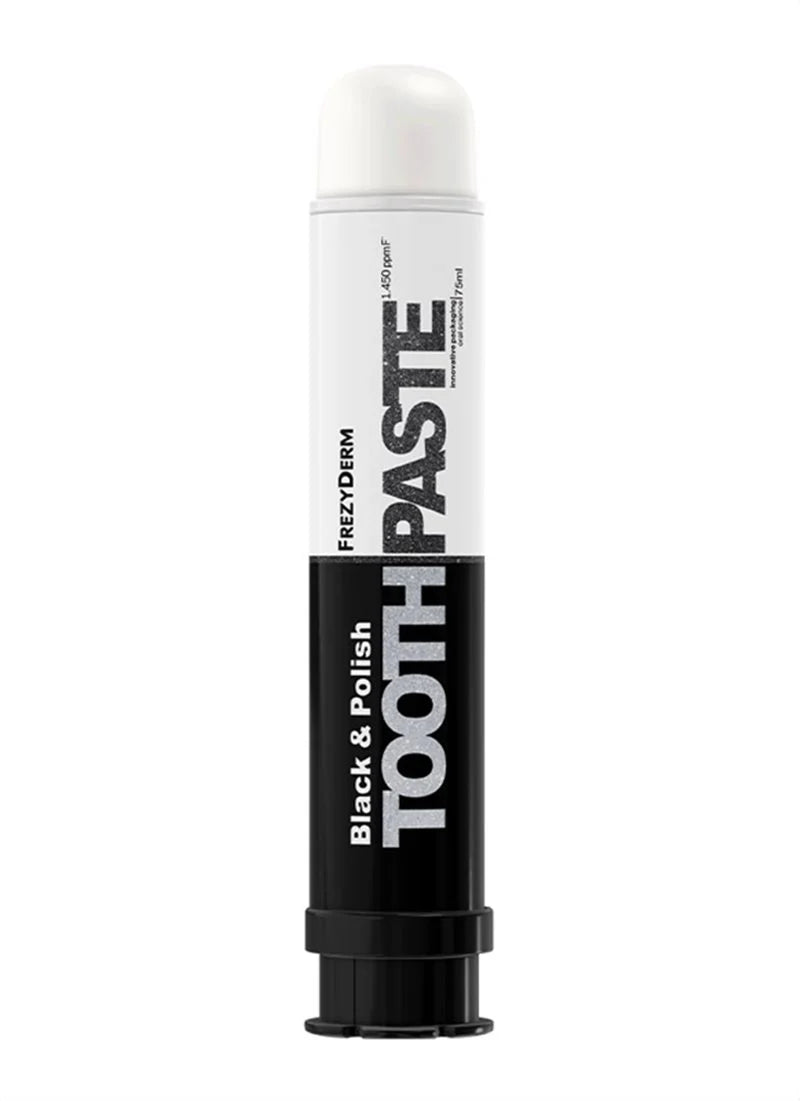 FREZYDERM BLACK & POLISH TOOTHPASTE 75 ML