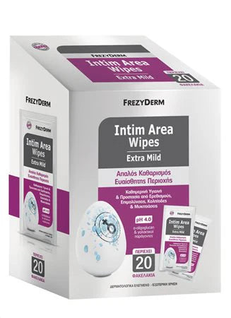 FREZYDERM INTIM AREA WIPES X20