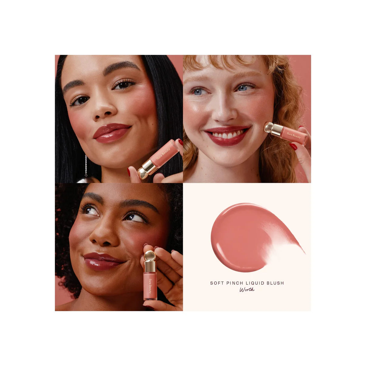 Rare Beauty By Selena Gomez Soft Pinch Cheek & Lip Trio Makeup Gift Set