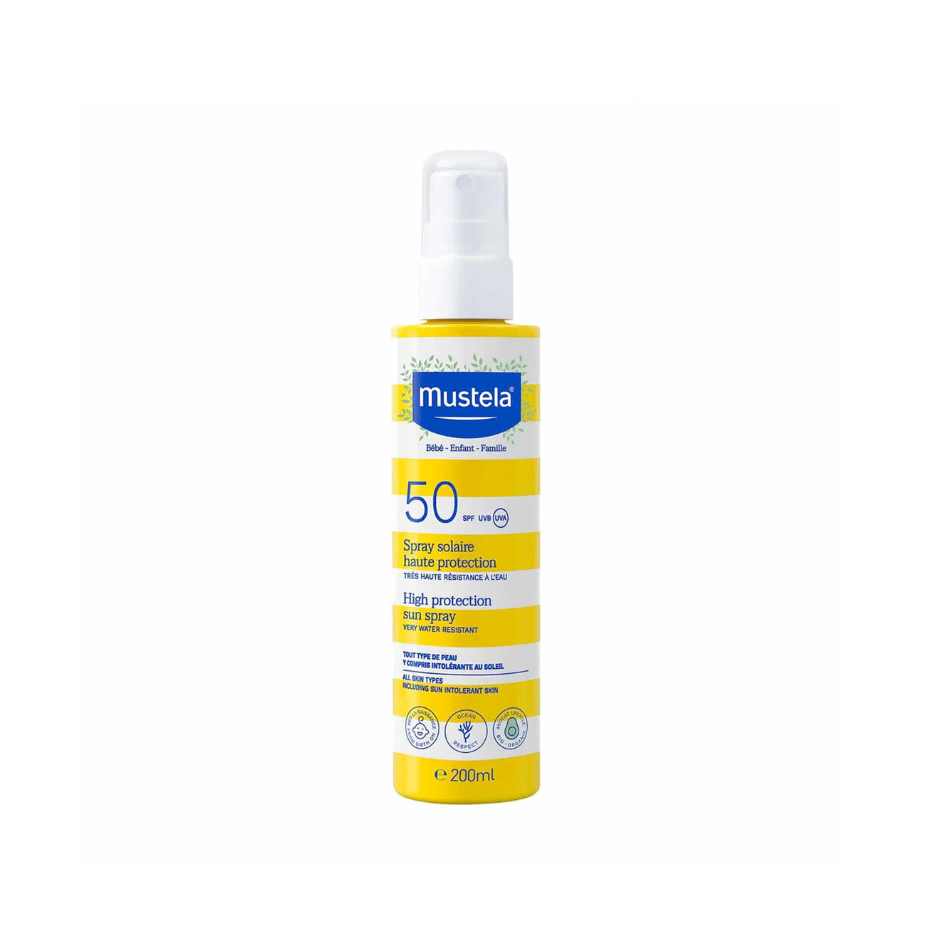 MUSTELA High Protection Sun Spray SPF 50 for Children And Adults