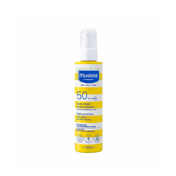 MUSTELA High Protection Sun Spray SPF 50 for Children And Adults