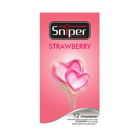 Sniper Condoms (pack of 12) – Strawberry