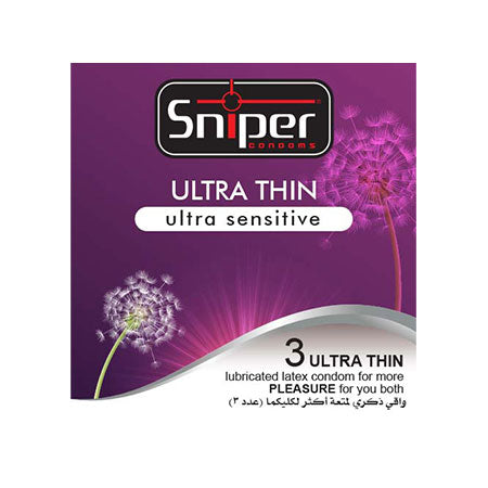 Sniper Condoms (pack of 3) – Ultra Thin