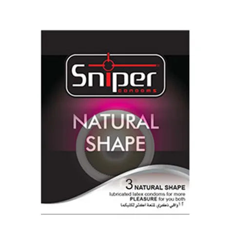 Sniper Condoms (pack of 3) – Natural Shape