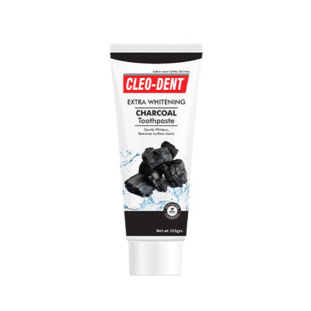 Cleodent Extra Whitening Charcoal Toothpaste (75ml)