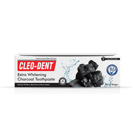 Cleodent Extra Whitening Charcoal Toothpaste (75ml)